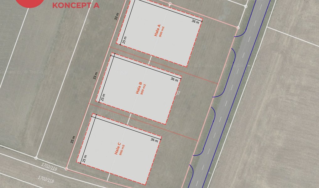 Prodej komerčního pozemku 2 000 m², Moravský Žižkov – náhled fotky 3