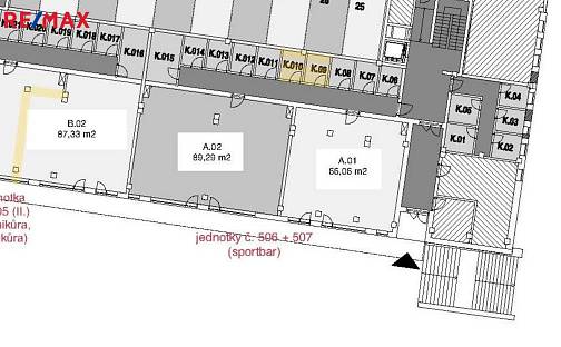 Prodej obchodních prostor 164 m², Kudrnova, Praha 5 - Motol