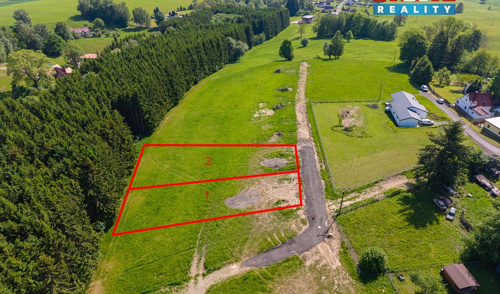 Prodej stavebního pozemku 1 000 m², Krásná – náhled fotky 3