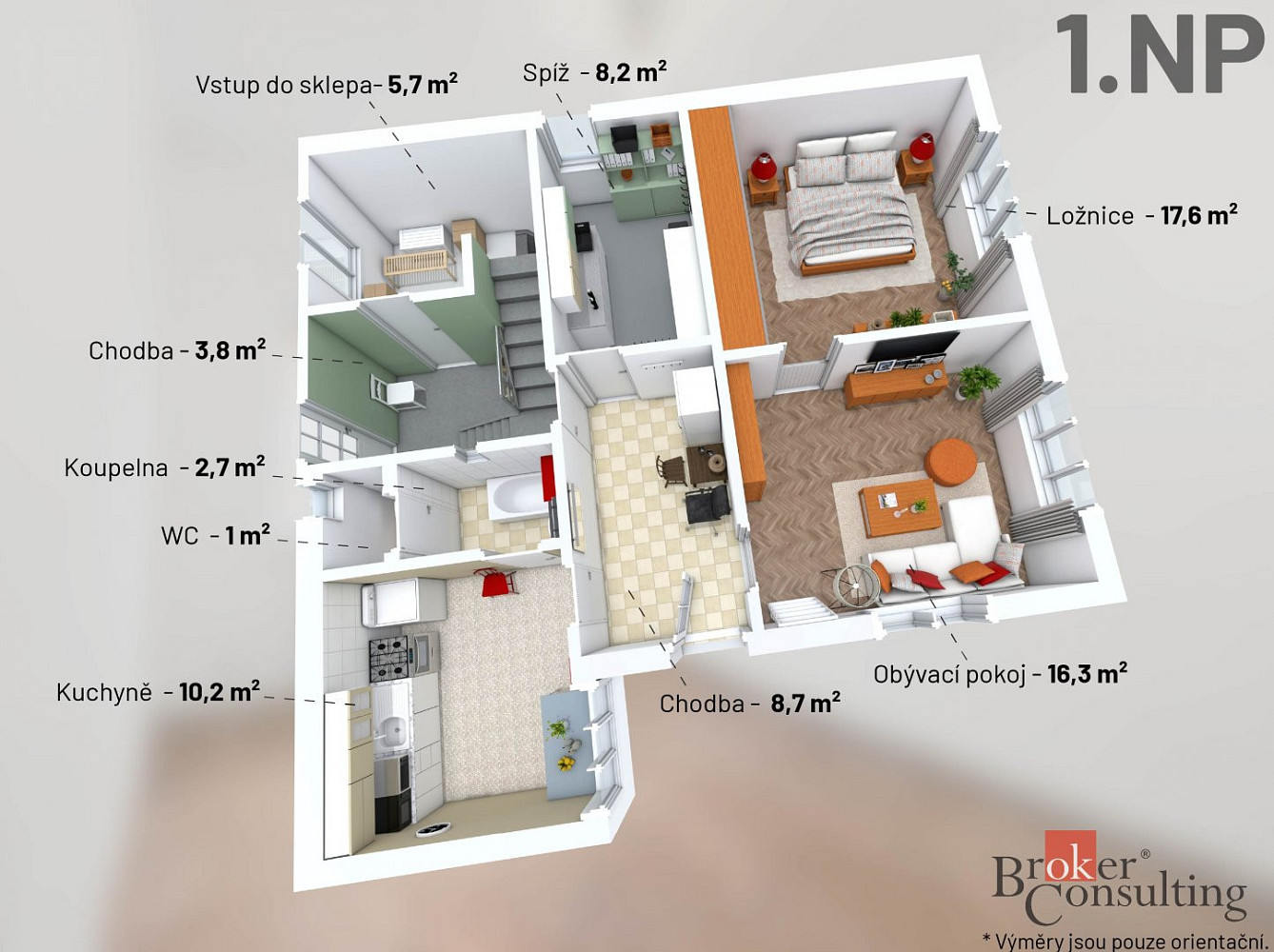 Prodej stavebního pozemku 1 114 m² – fotografie 3