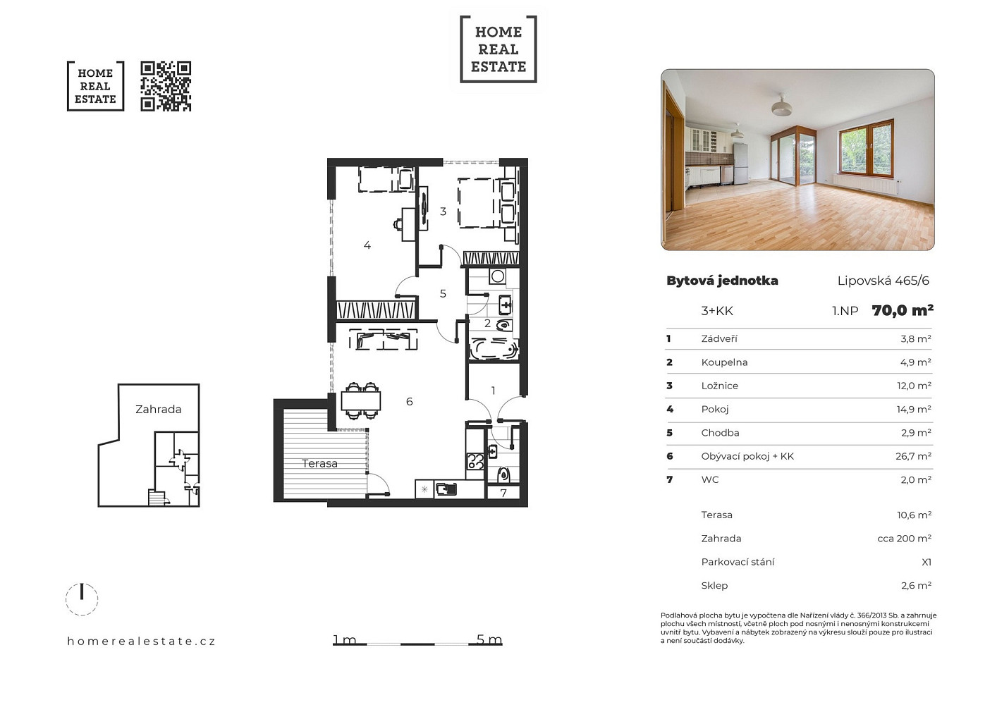 Prodej bytu 3+1 70 m² — photo 2