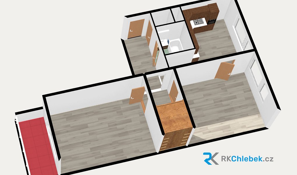 Pronájem bytu 2+1 64 m², Frýdek-Místek – náhled fotky 11