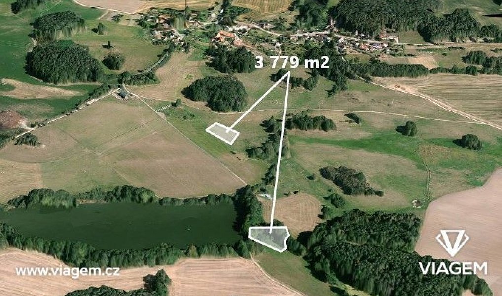 Prodej pole 1 259 m², Chanovice – fotka 1 z 5