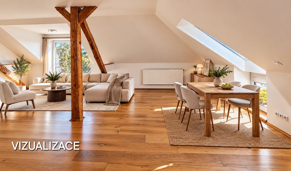 Pronájem bytu 2+kk 80 m², Třebotov – náhled fotky 2
