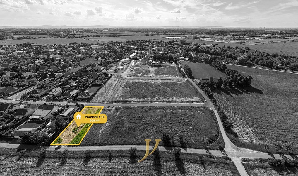 Prodej stavebního pozemku 928 m², Majetín – náhled fotky 7