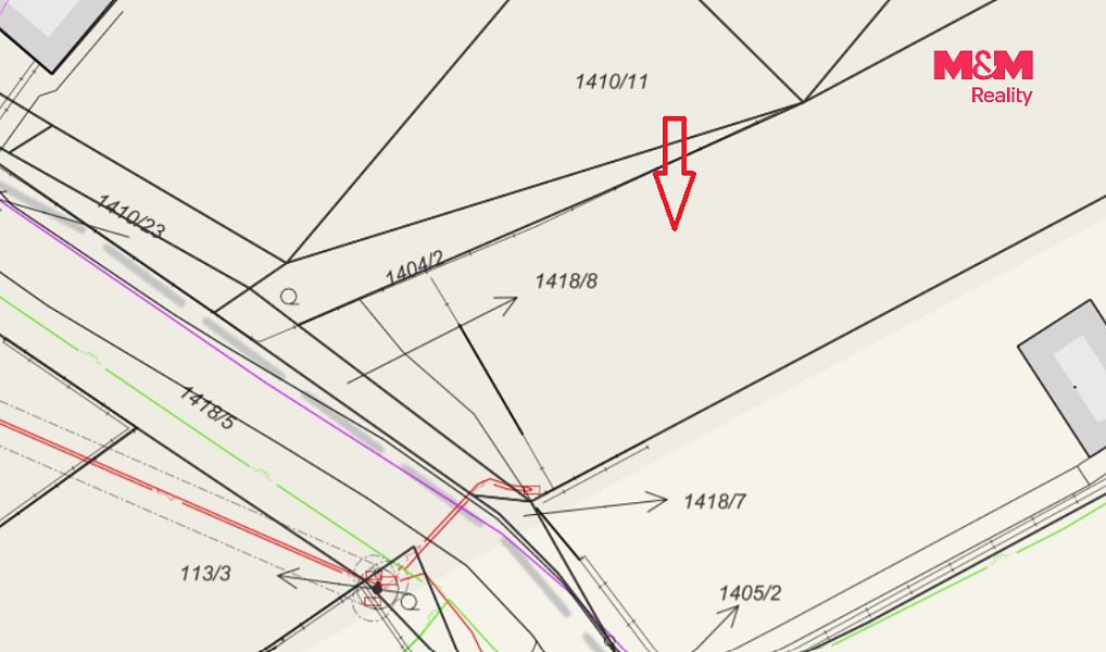 Prodej stavebního pozemku 1 635 m², Slavičín – náhled fotky 6