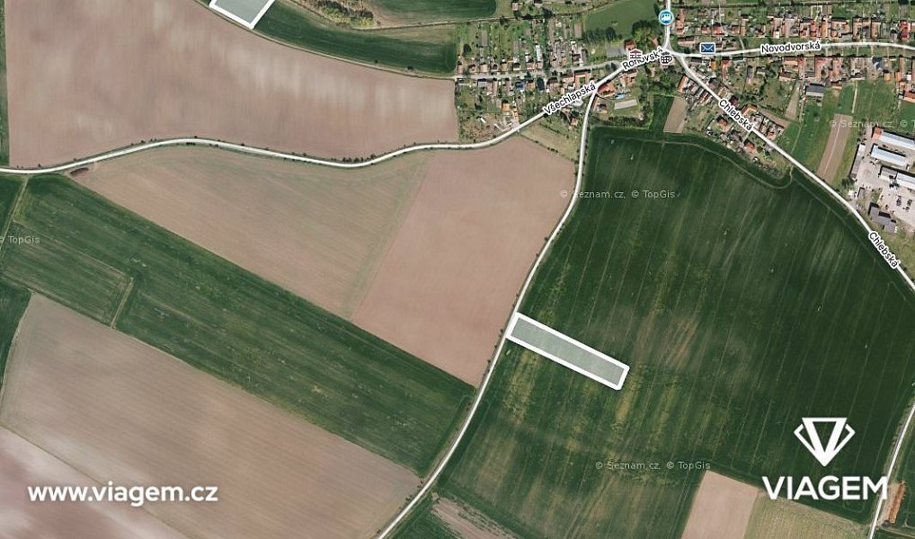 Prodej pole 2 001 m², Oskořínek – fotka 1 z 5