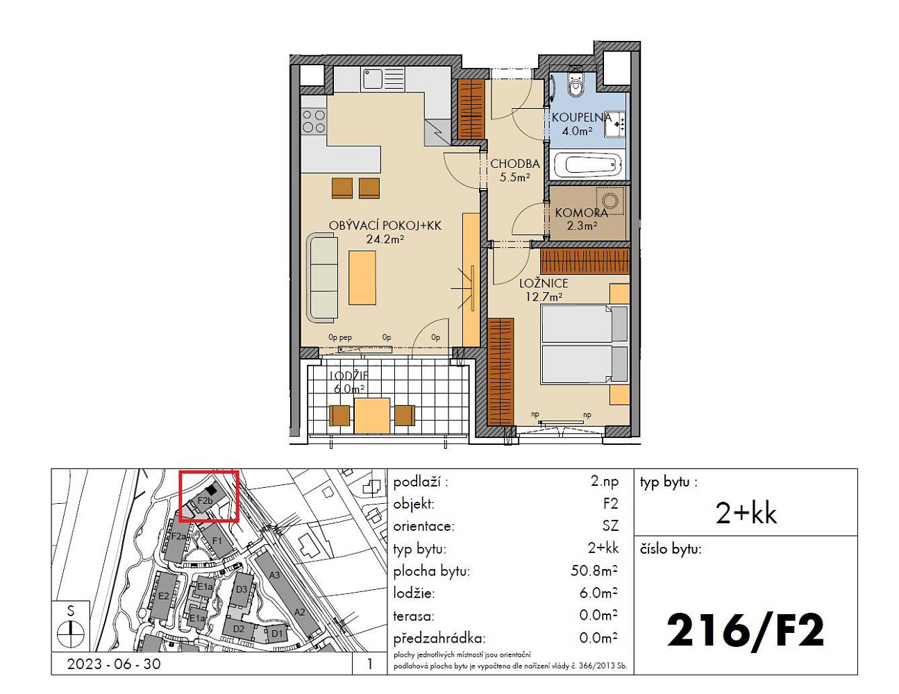 Prodej bytu 2+kk 51 m² — photo 4