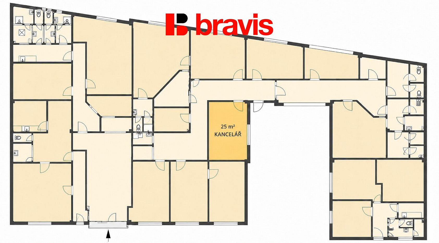 Pronájem kanceláře 25 m²