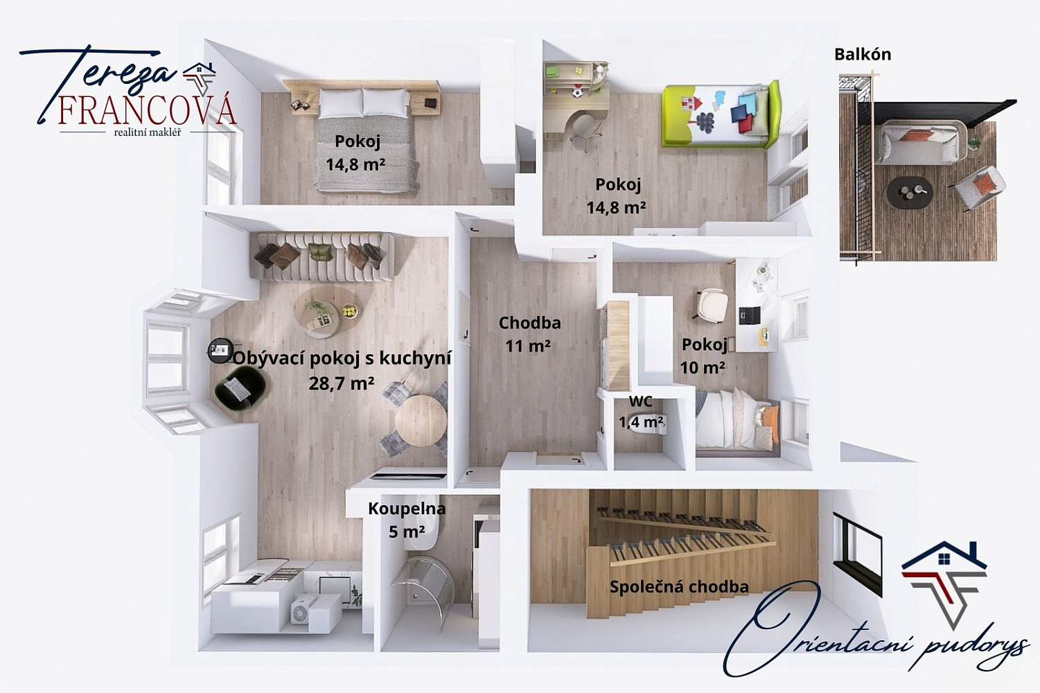 Prodej bytu 4+kk 86 m² – fotografie 2