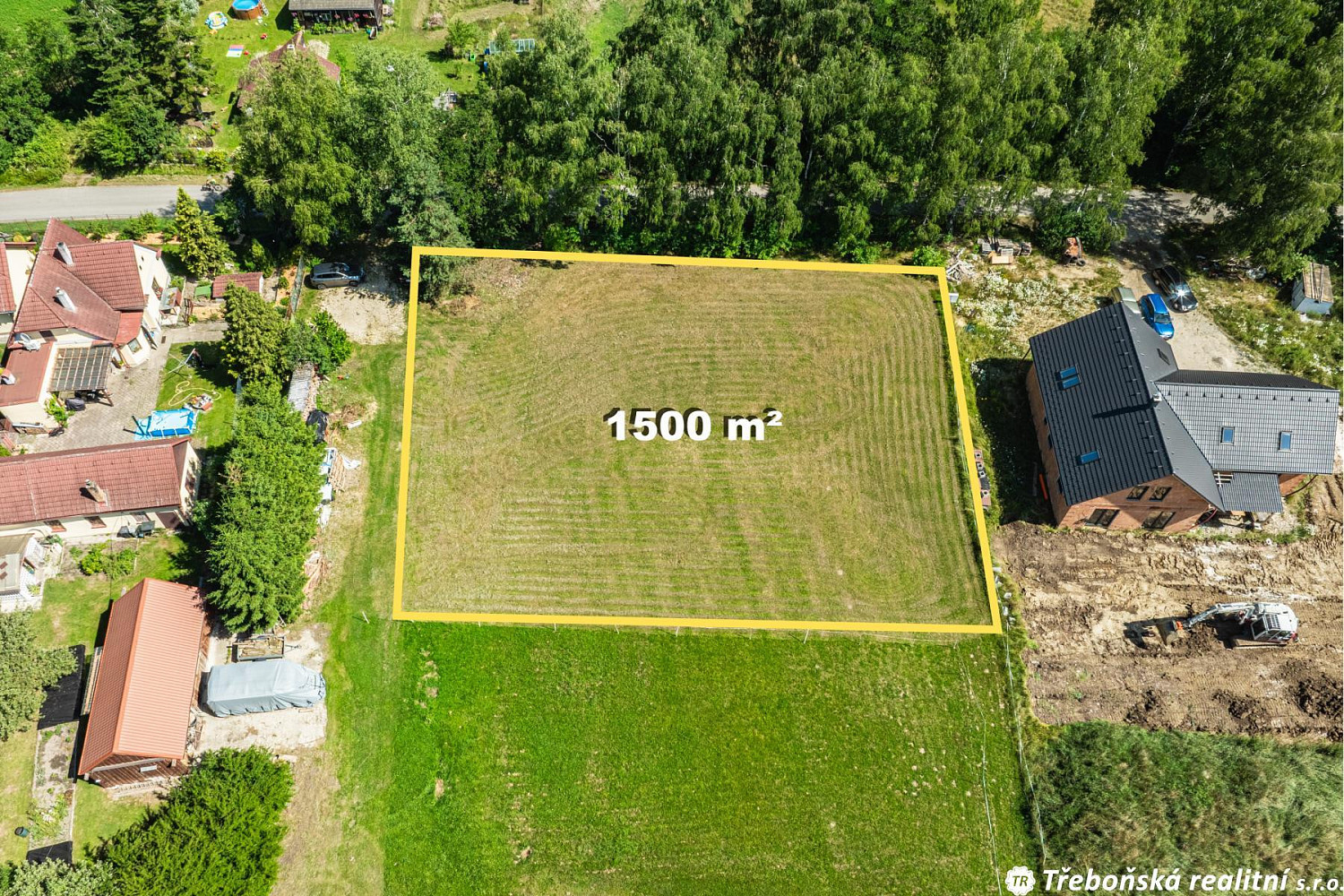 Prodej stavebního pozemku 1 500 m²