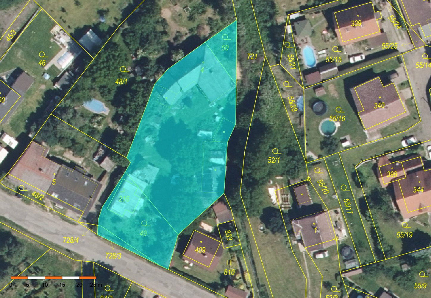 Prodej stavebního pozemku 1 532 m² – fotografie 2