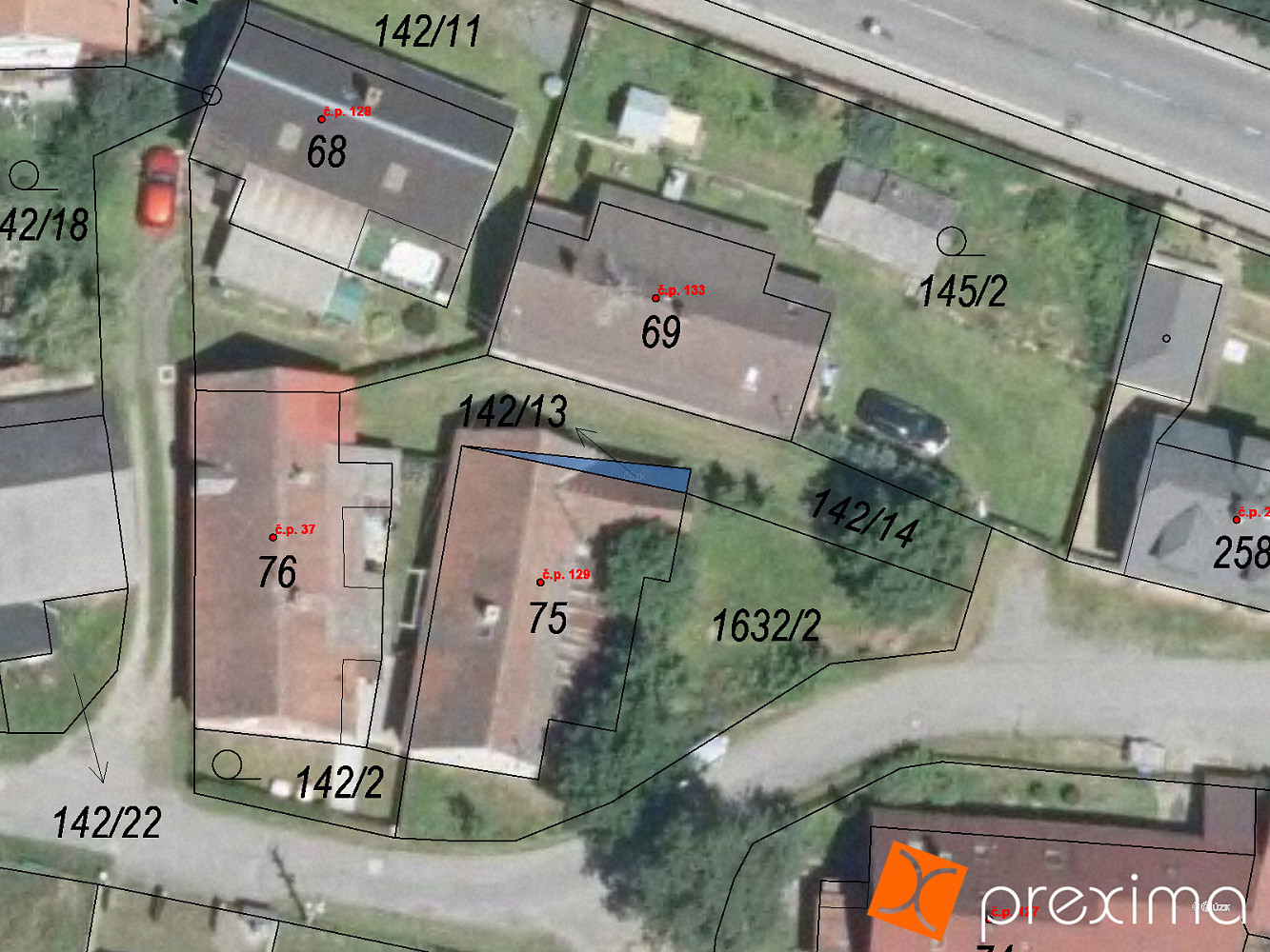 Prodej stavebního pozemku 4 m²