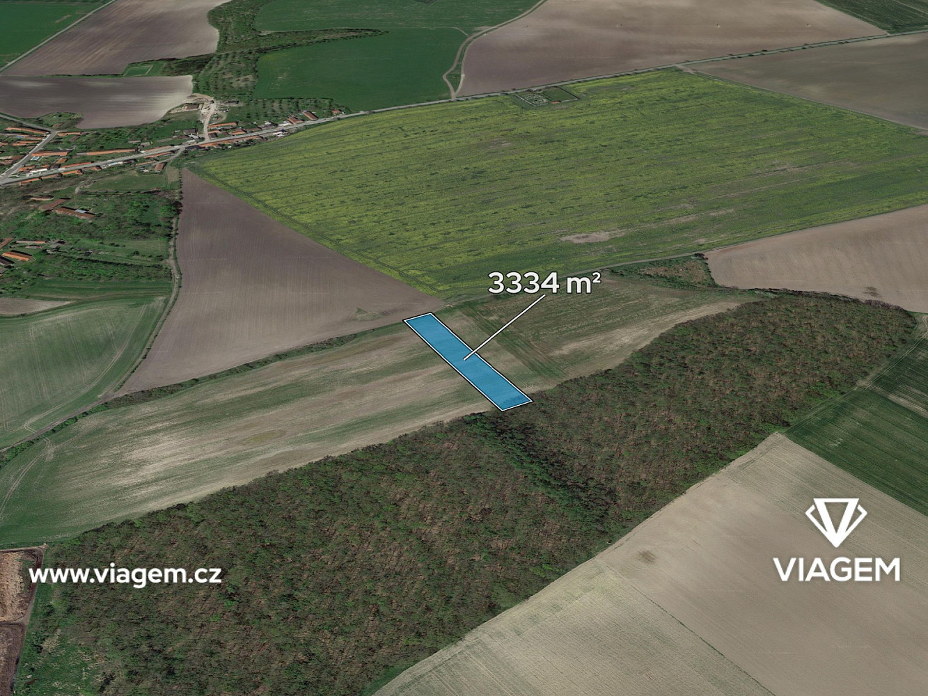 Prodej pole 833 m²
