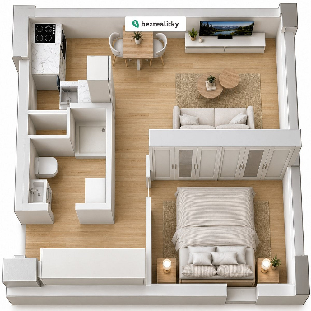 Prodej bytu 2+kk 33 m² – fotografie 4