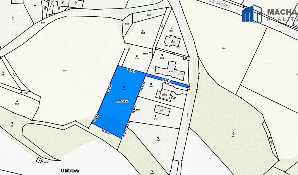 Prodej stavebního pozemku 3 240 m², Bystřany – náhled fotky 39