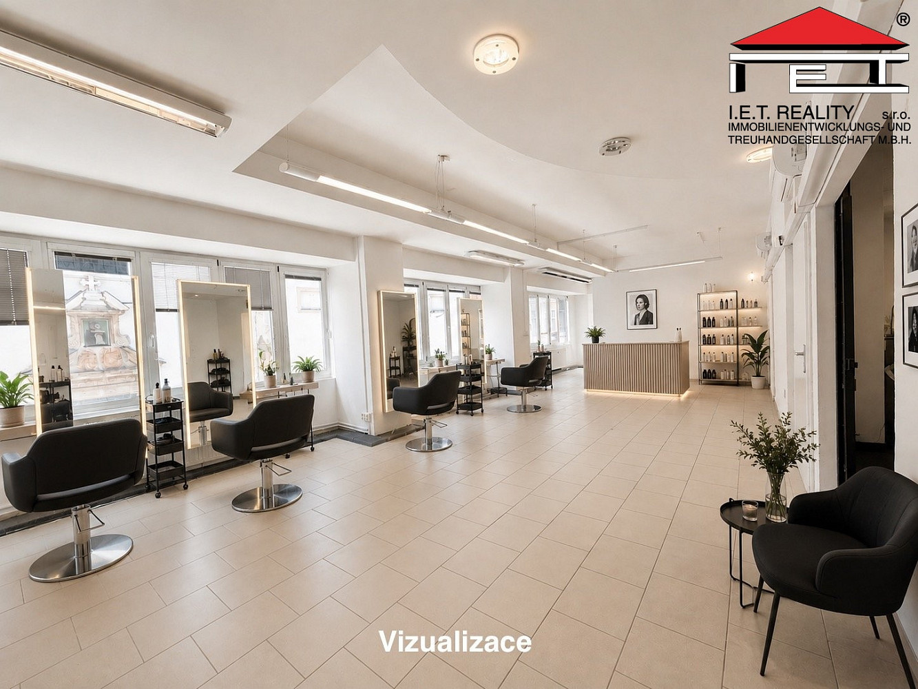 Pronájem obchodních prostor 75 m²