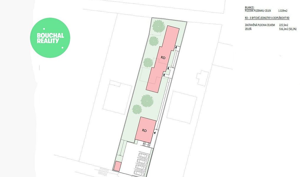 Prodej stavebního pozemku 1 029 m², Rokycany – náhled fotky 5