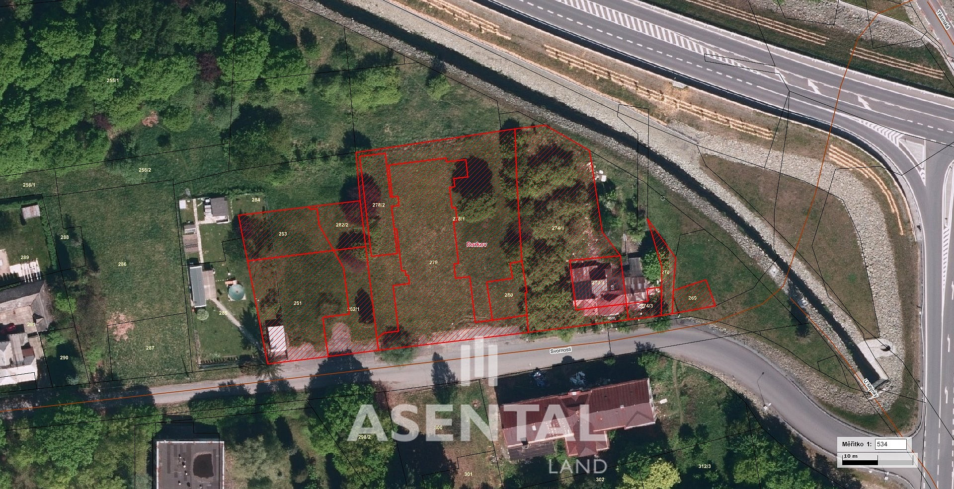 Prodej komerčního pozemku 5 535 m² – fotografie 4