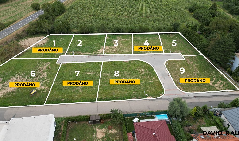 Prodej stavebního pozemku 612 m², Rajhrad – náhled fotky 9