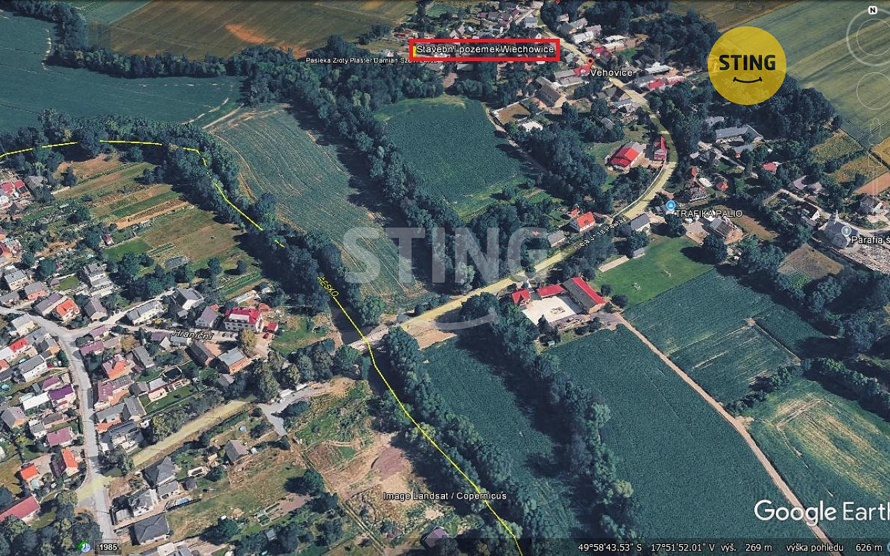 Prodej stavebního pozemku 676 m²