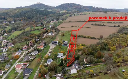 Prodej stavebního pozemku 3 597 m², Buchlovice, okres Uherské Hradiště