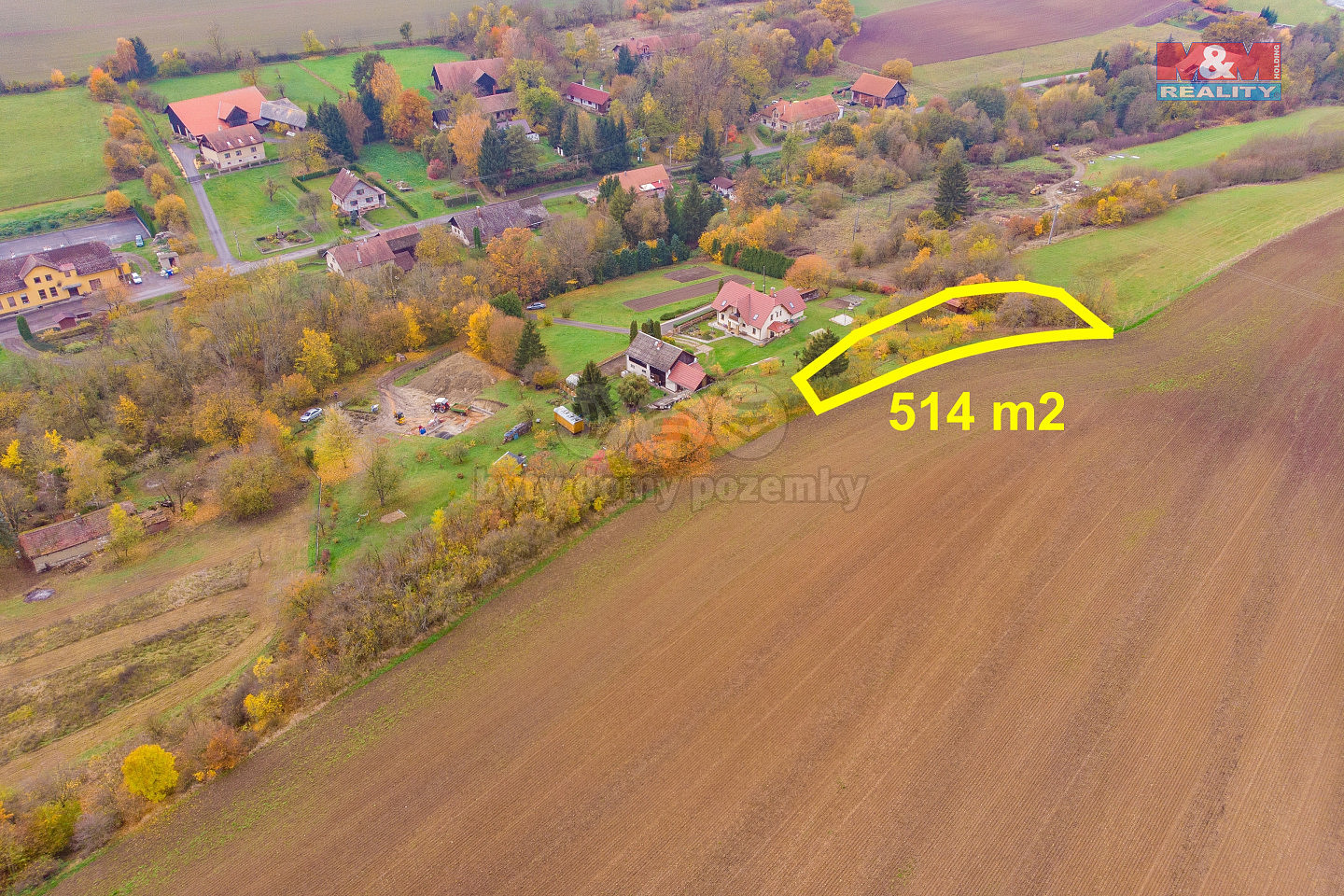 Prodej louky 514 m²