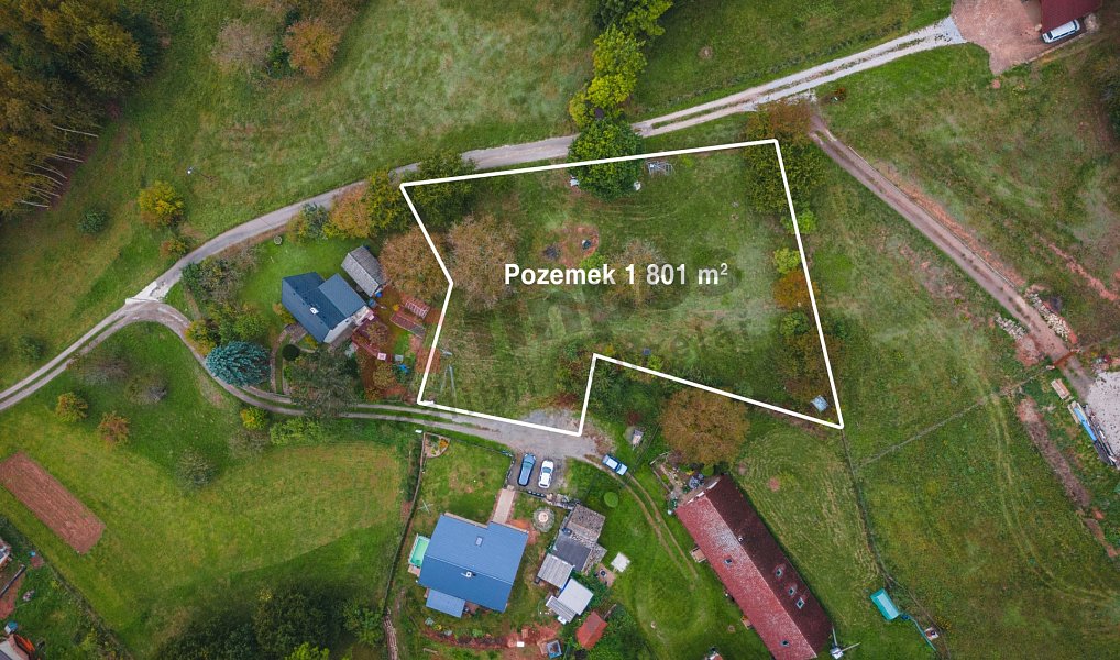 Prodej stavebního pozemku 1 801 m², Radim – náhled fotky 2