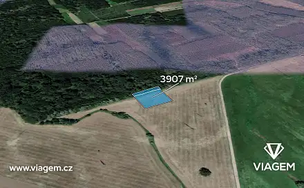 Prodej pole 390 m², Chropyně, okres Kroměříž