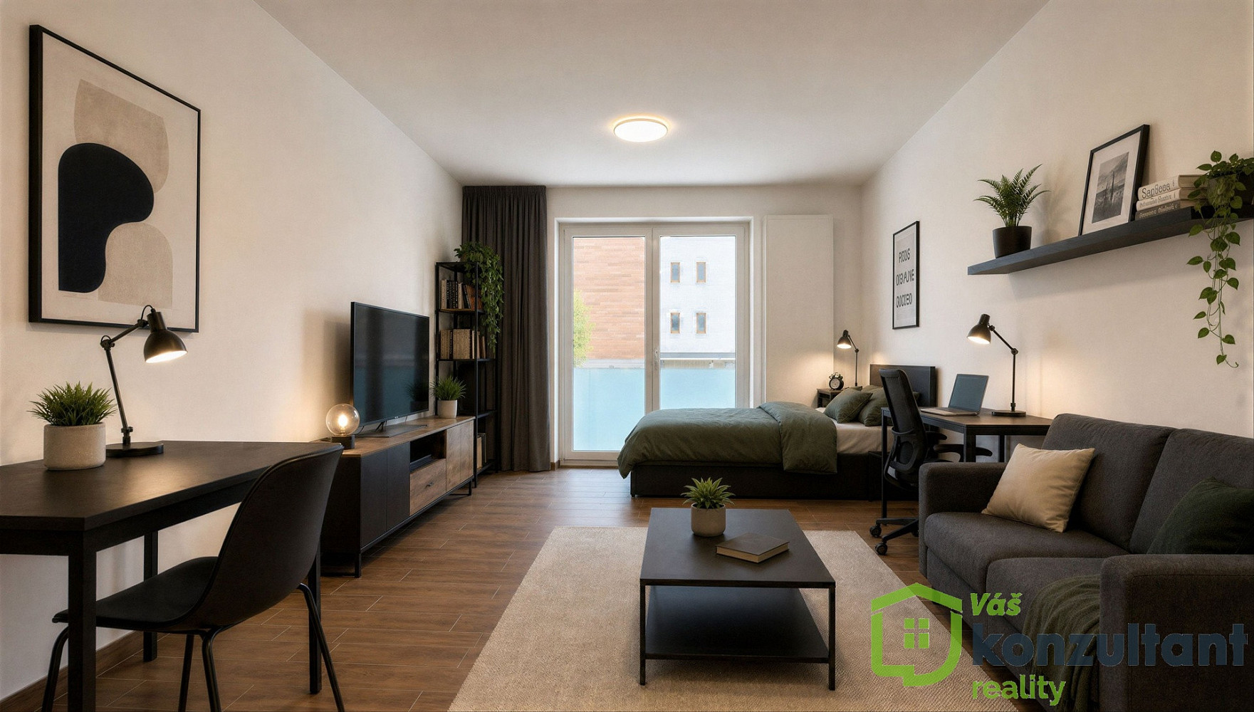 Pronájem bytu 1+kk 35 m² — photo 2