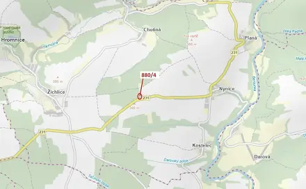 Dražba lesa 130 m², Jarov
