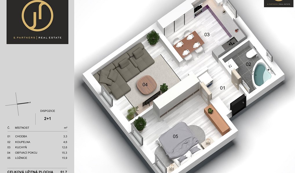 Prodej bytu 2+1 51 m², Krnov – náhled fotky 19
