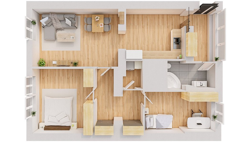 Prodej bytu 3+1 87 m², Praha – náhled fotky 3