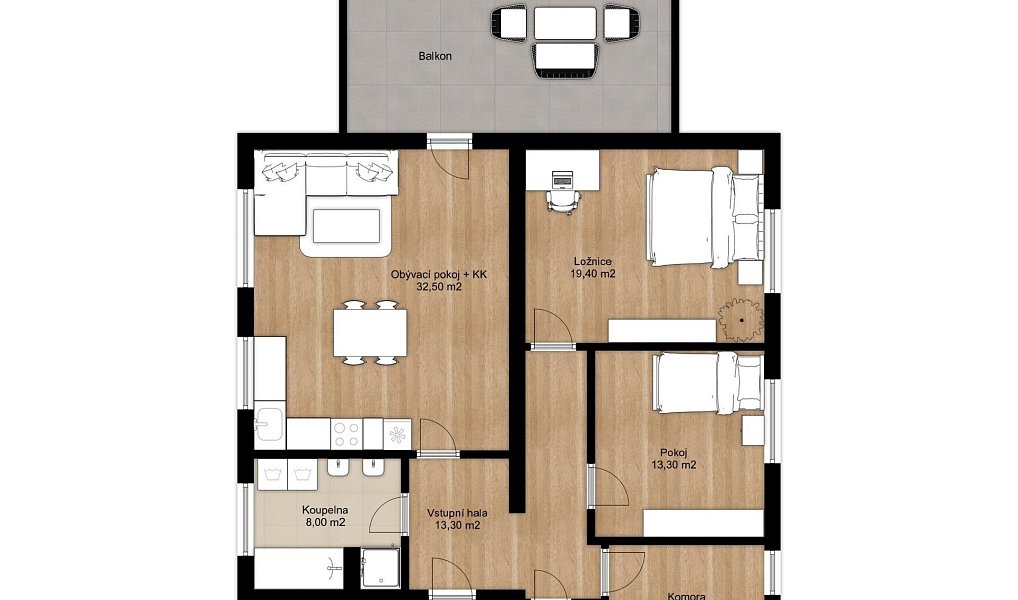 Prodej bytu 3+kk 95 m², Hrušovany nad Jevišovkou – náhled fotky 12