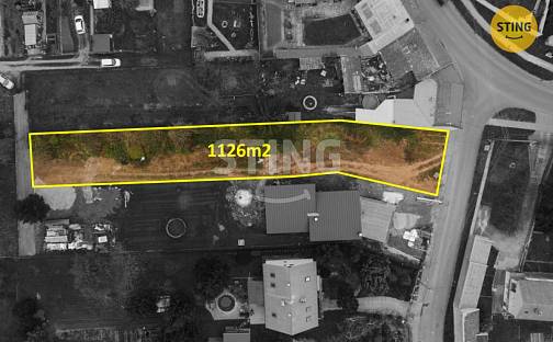 Prodej stavebního pozemku 1 126 m², Rataje, okres Kroměříž