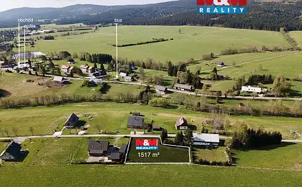 Prodej stavebního pozemku 1 517 m², Orlické Záhoří, okres Rychnov nad Kněžnou