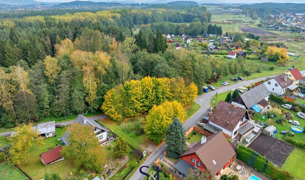 Prodej stavebního pozemku 860 m², Sosnová – náhled fotky 3