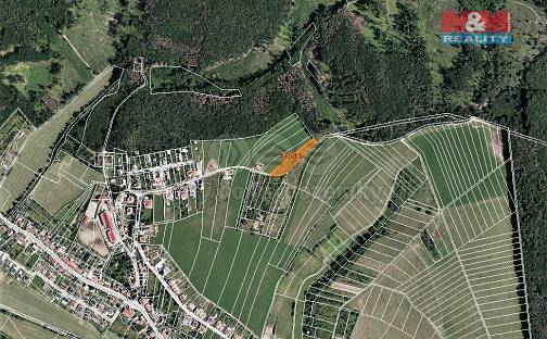 Prodej pole 747 m², Hostěnice, okres Brno-venkov
