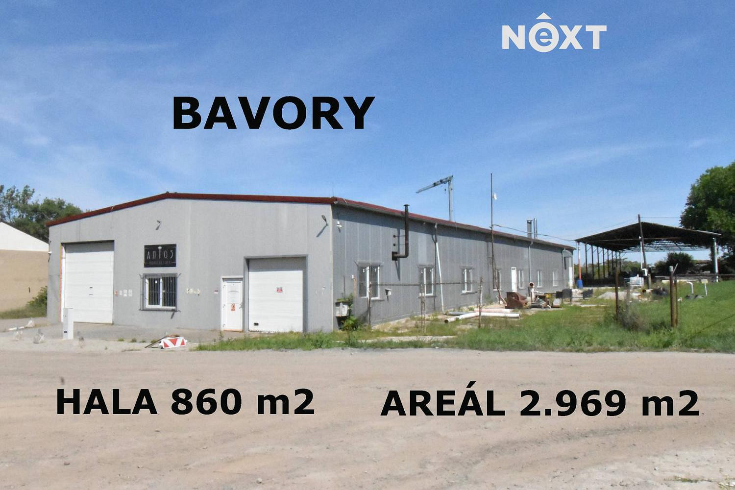 Prodej výrobních prostor 860 m²