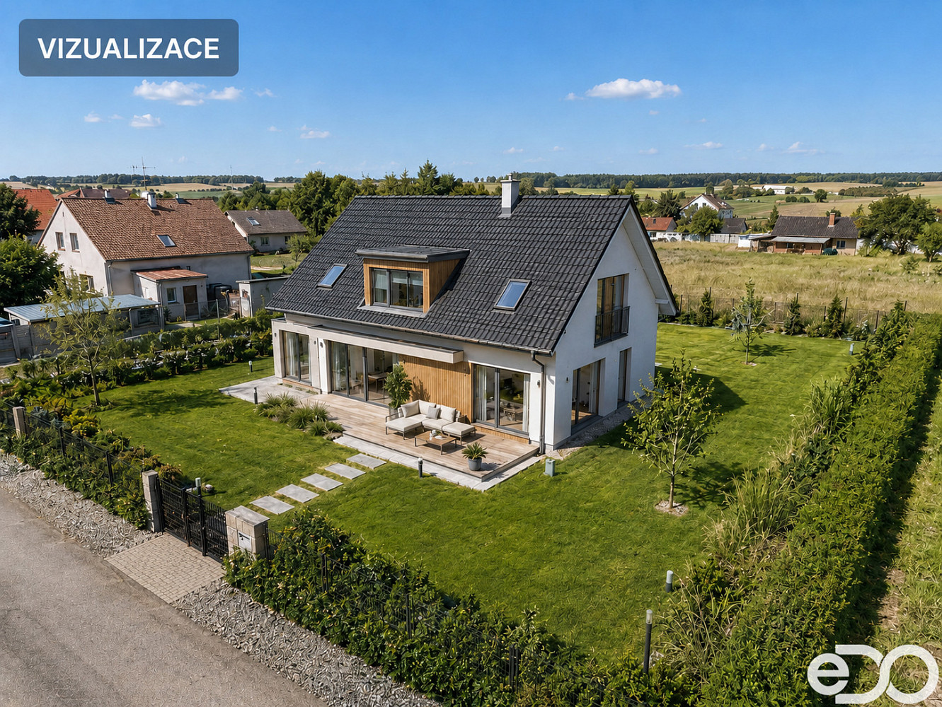 Prodej stavebního pozemku 921 m² – fotografie 2