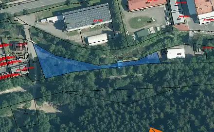 Prodej pozemku 25 m², Vsetín