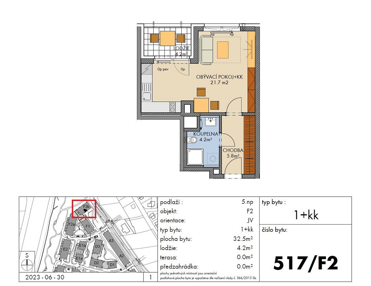 Prodej bytu 1+kk 33 m² – fotografie 2