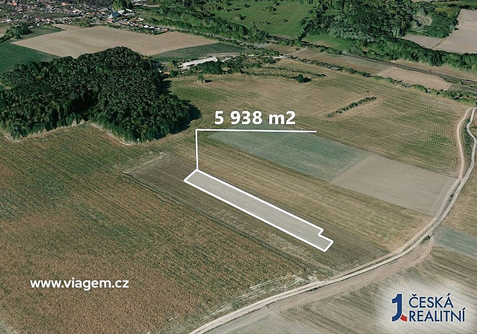 Prodej pole 948 m² – fotografie 2