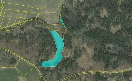 Prodej pole 11 777 m², Předotice - Křešice, okres Písek