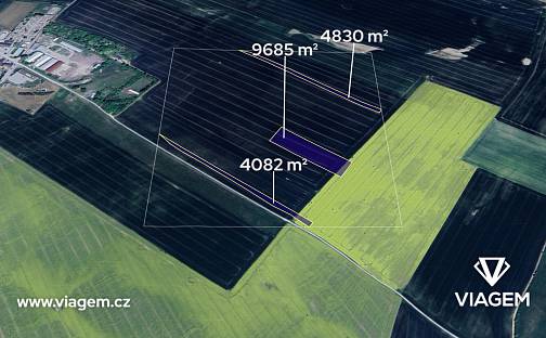 Prodej pole 3 719 m², Moravské Budějovice, okres Třebíč