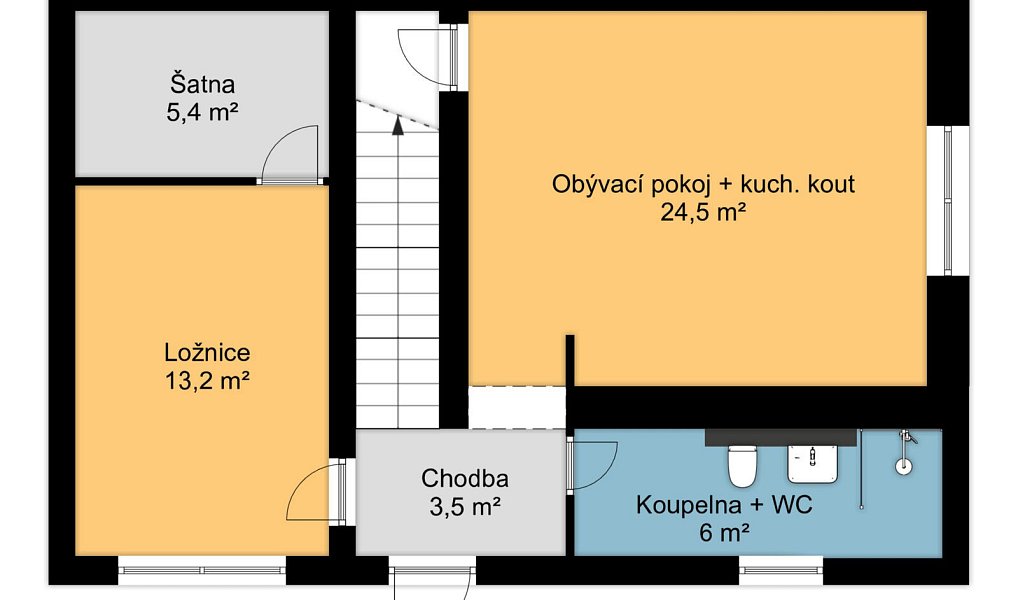 Prodej domu 97 m² s pozemkem 195 m², Oleška – náhled fotky 22