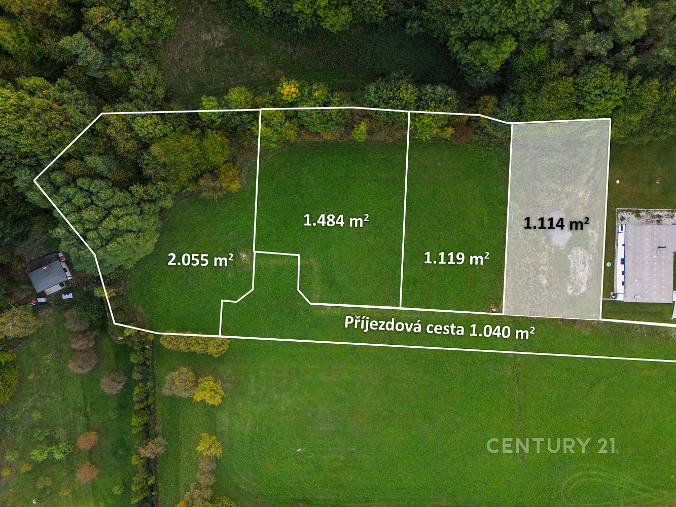 Prodej stavebního pozemku 1 374 m²
