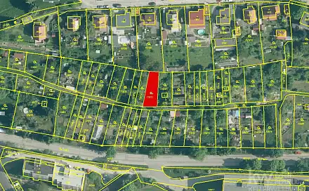 Prodej zahrady 280 m², Na Svahu, Český Krumlov