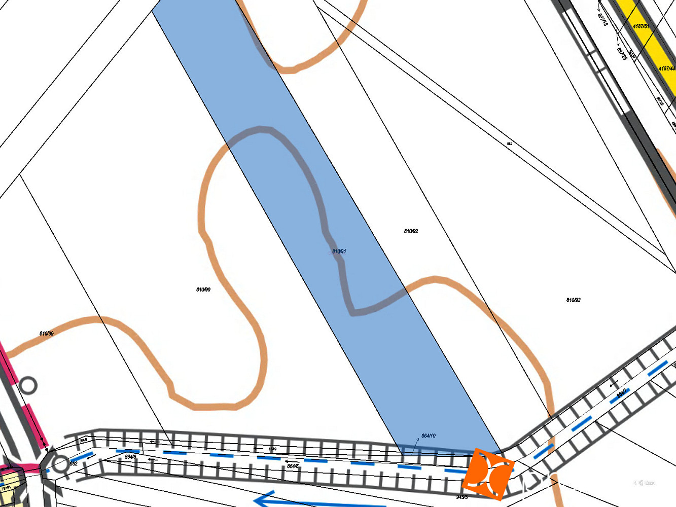 Prodej pole 1 035 m²