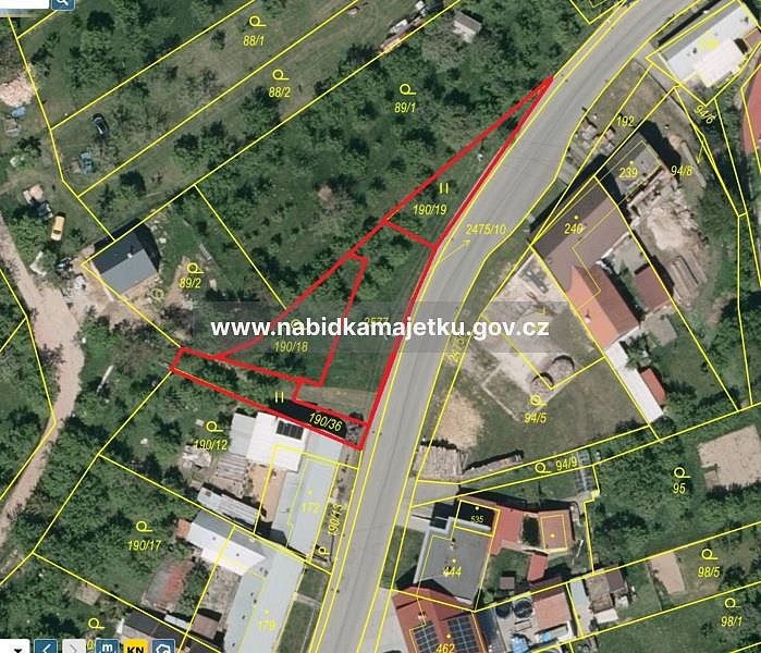 Prodej pozemku 931 m²